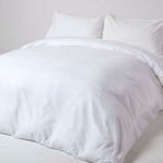 Soft Portuguese Brushed Cotton Deep Fitted Sheet | Single | White