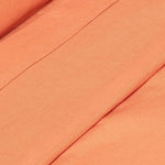 Luxury Linen Flat Sheet | Double | Burnt Orange