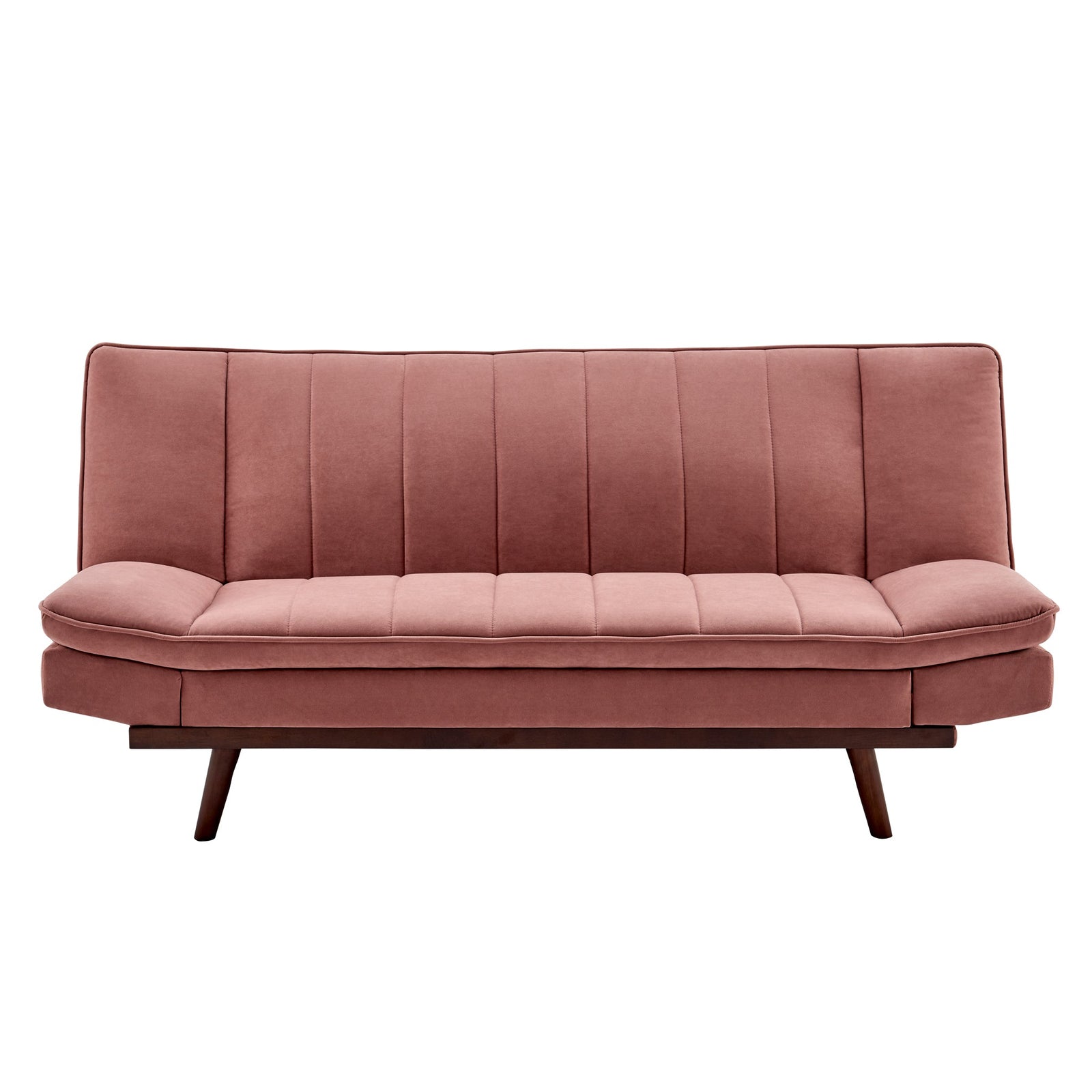 Scandinavian Click Clack Sofa Bed - Double | Rose
