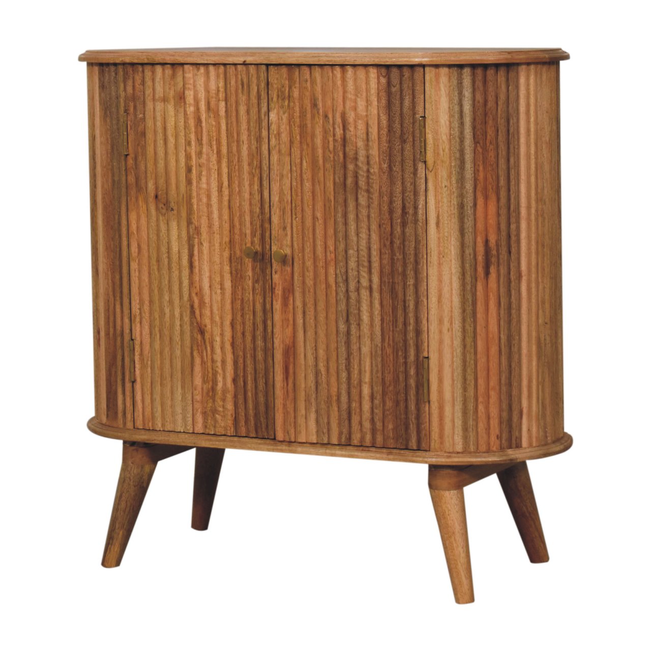 Solid Mango Wood Soba Nordic Cabinet