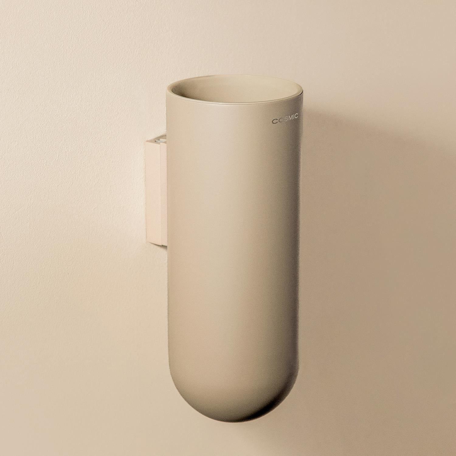 Wall Mounted Toothbrush Holder, Bathroom Tumbler Beige, Geyser Collection