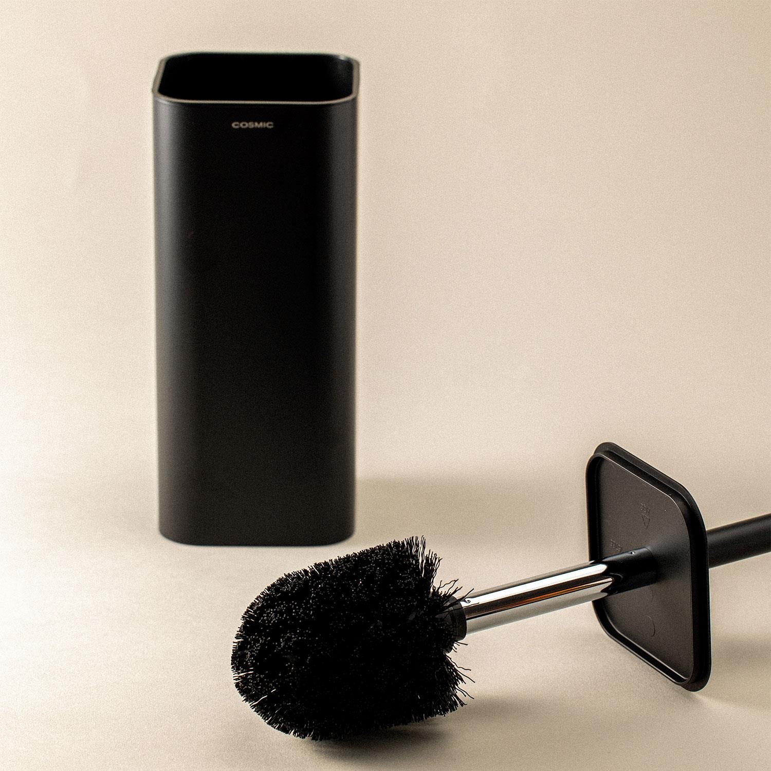 Toilet Brush & Holder, Nea Collection | Brushed Stainless Steel