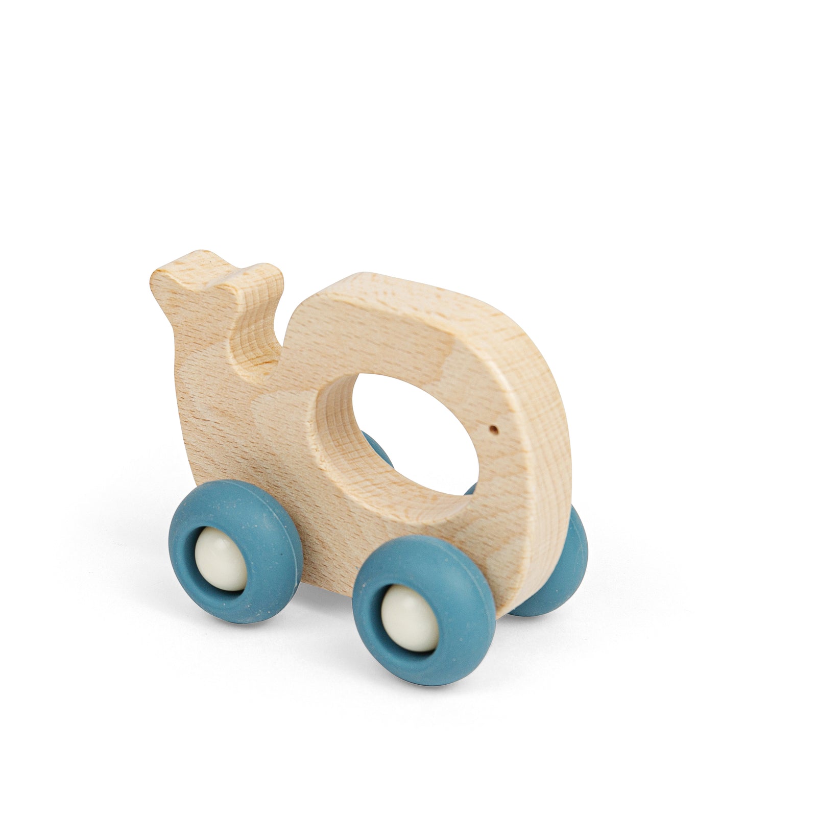 Mini Wooden Animal Push Along (Whale)