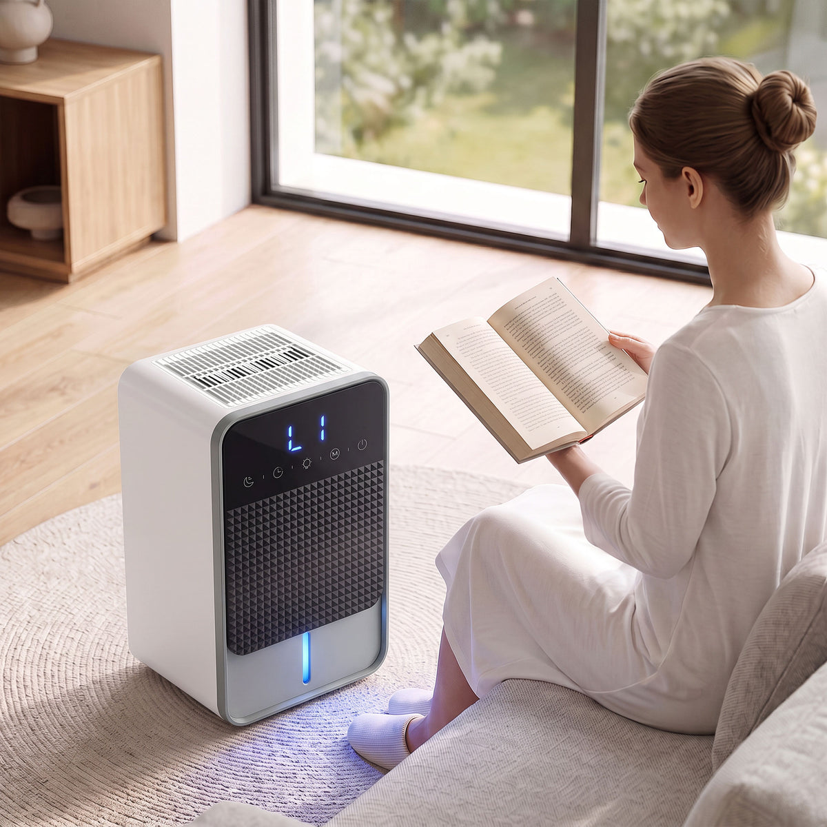 400ml/day Dehumidifier, Rgb Mood Light, 82h Running Time