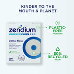 Zendium Dental Floss With Natural Mint Flavour Gentally Removes Plaque, 25m