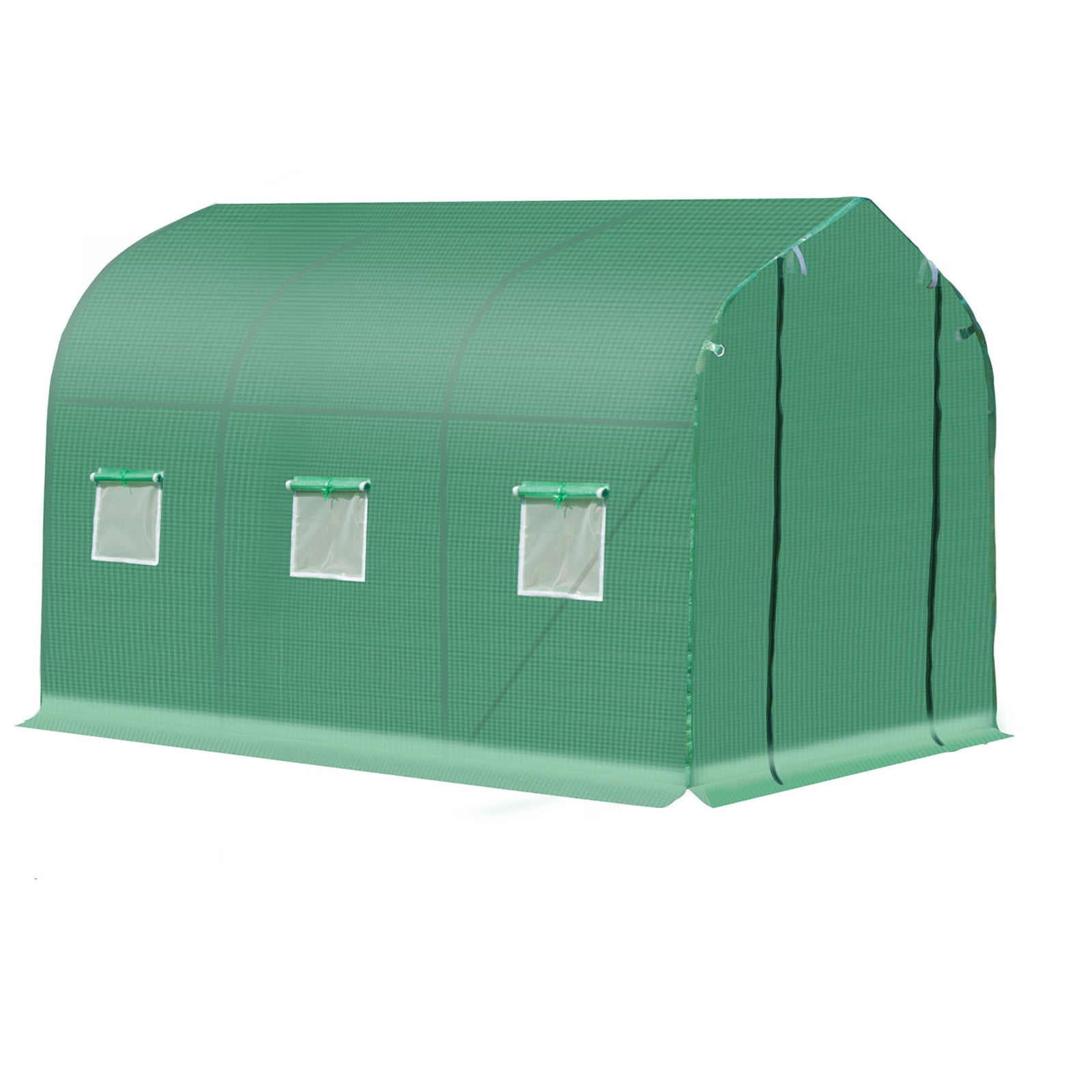 Round Polytunnel Greenhouse 3x2x2m