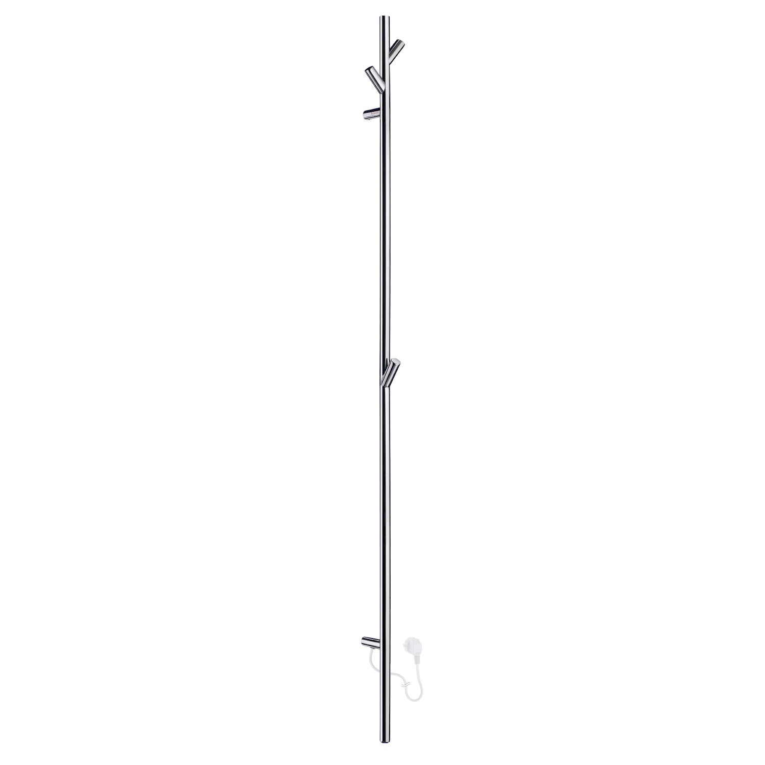 Stainless Steel Heated Tree Towel Warmer Bathroom Radiator | Brushed Brass