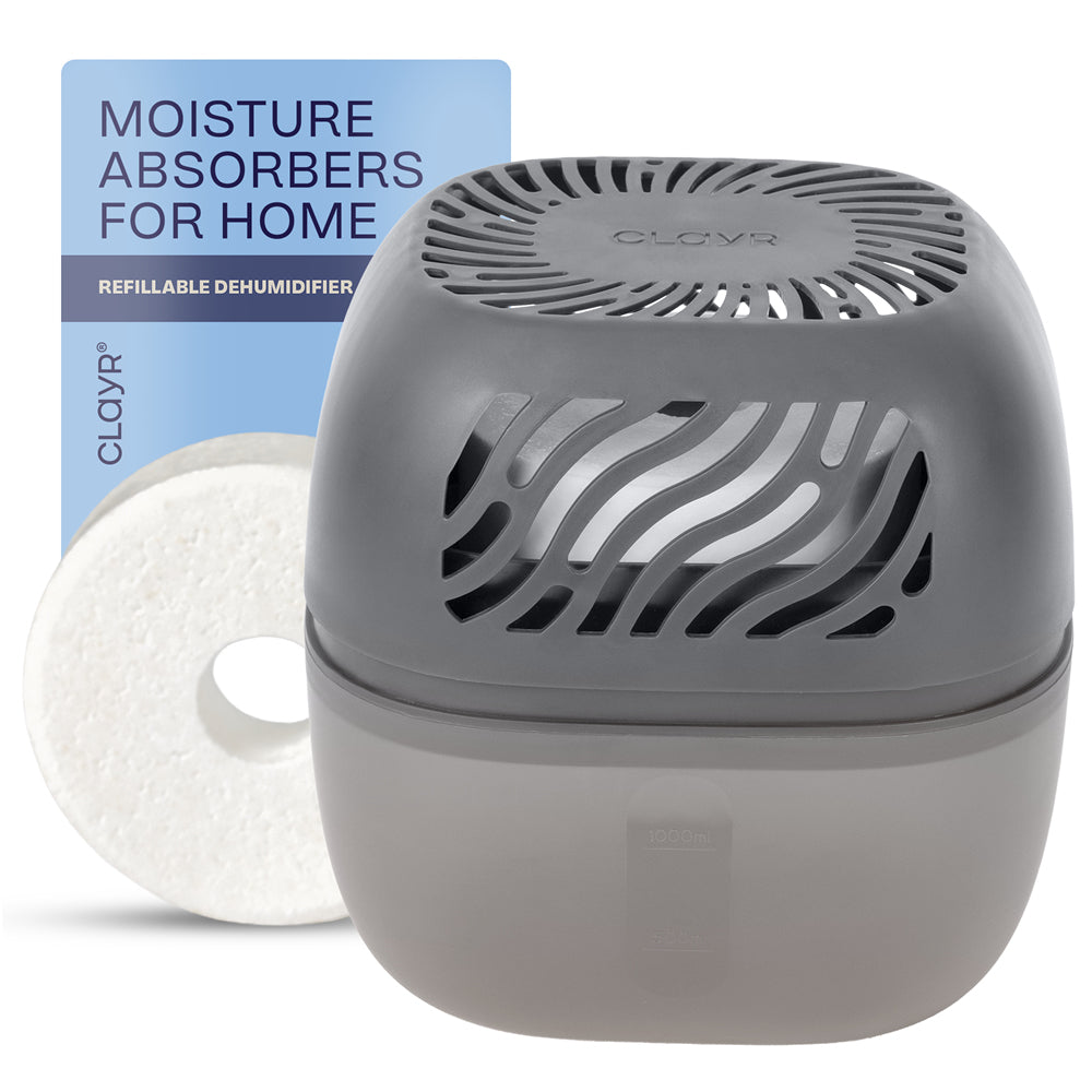Clayr Reusable Moisture Absorber With Anti Spill Design & Refill Tabs