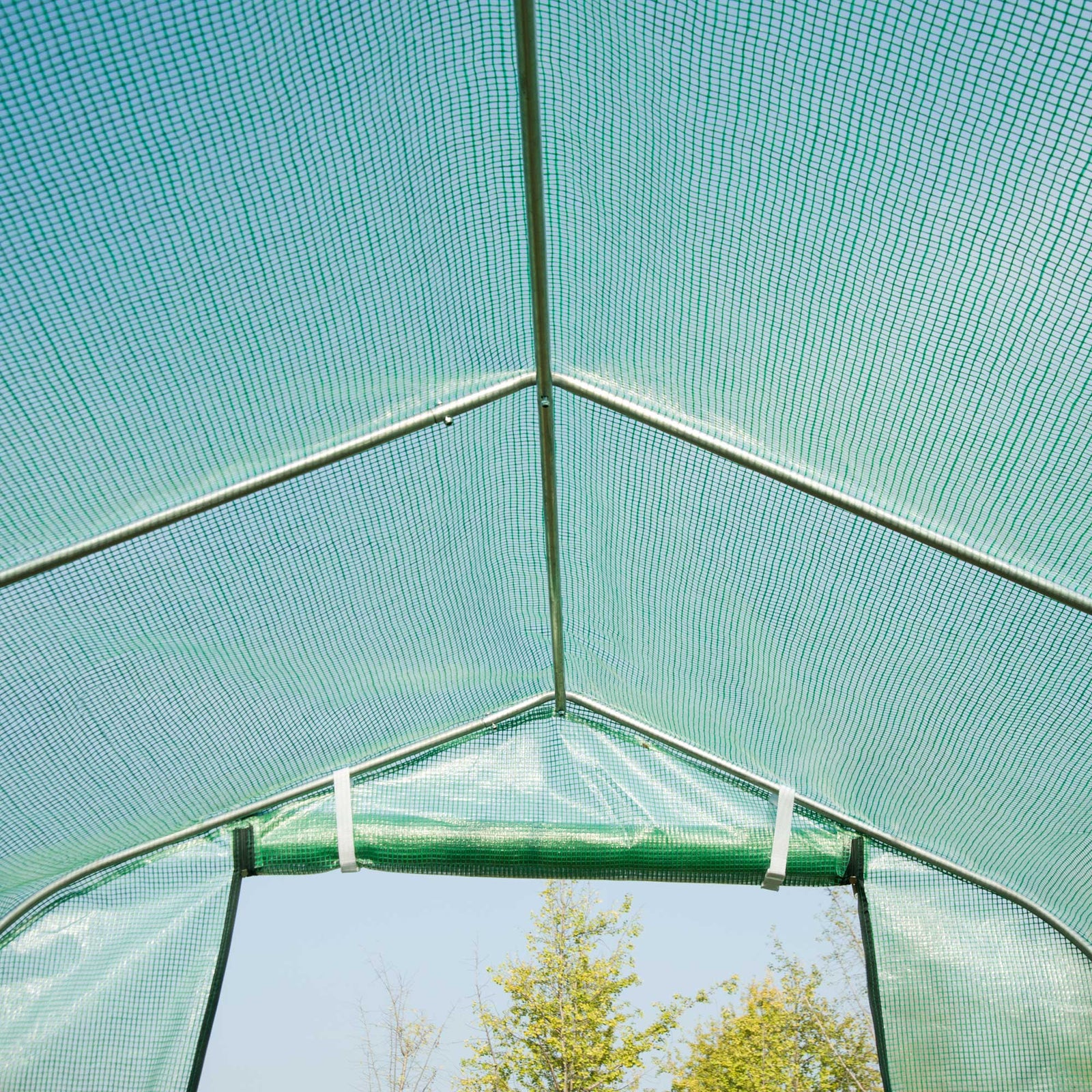 Round Polytunnel Greenhouse 4x2x2m