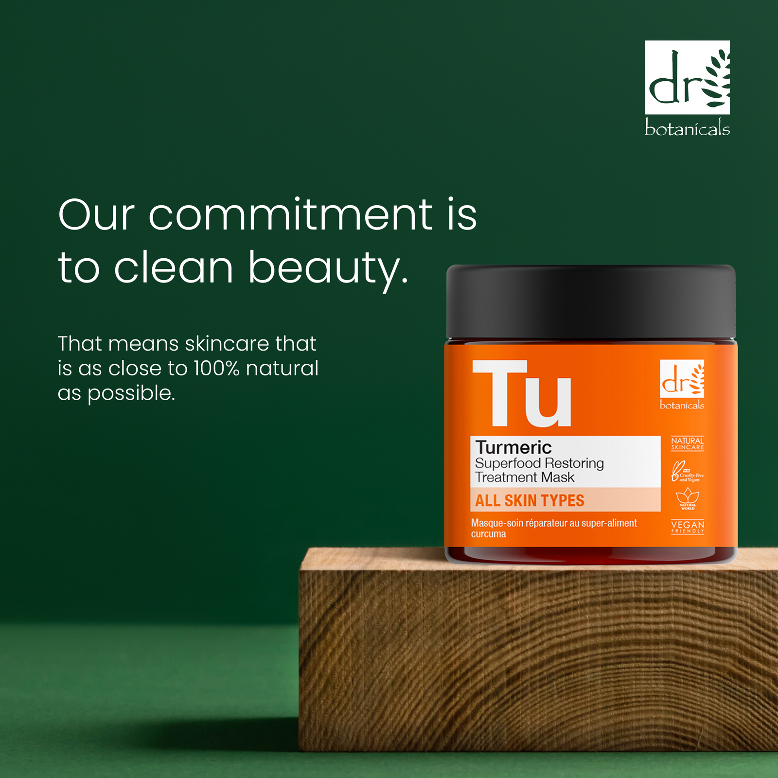 Turmeric Superfood Anti-ageing Restoring Treatment Mask 60ml