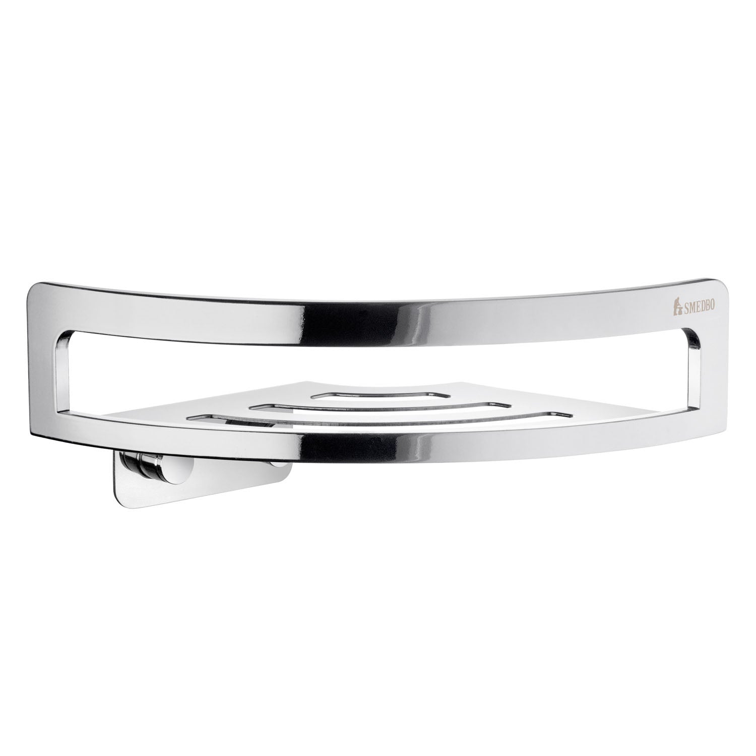 Chromed Stainless Steel Corner Shower Basket Soap Caddy | Chromed Stainless Steel
