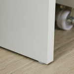 Computer Desk Writing Desk With Five Drawers For Home Office | White