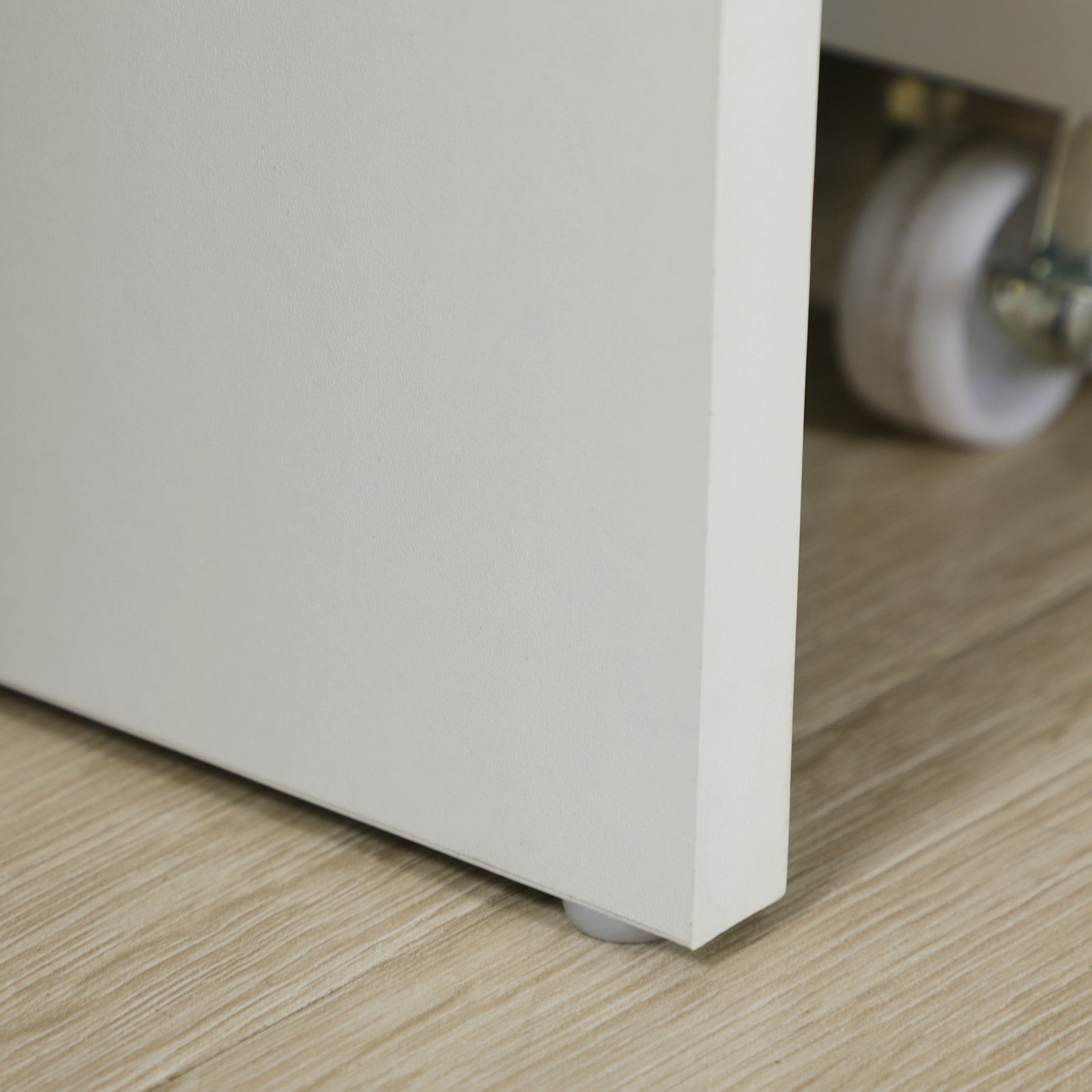 Computer Desk Writing Desk With Five Drawers For Home Office | White