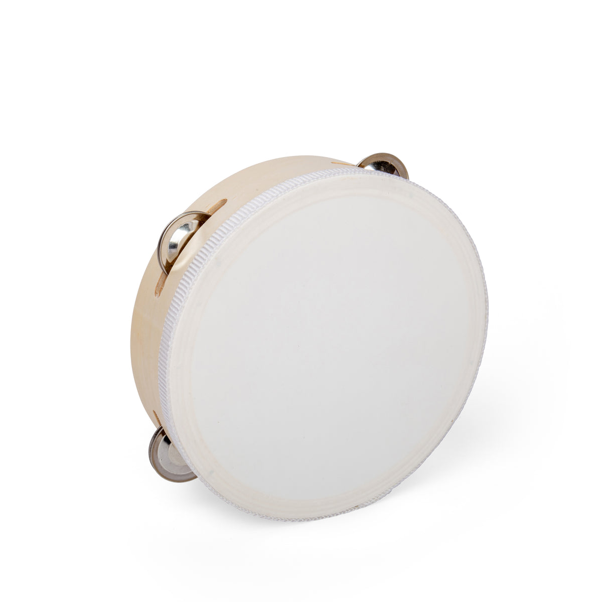 Natural Tambourine | Wooden Toy Tambourine For Kids
