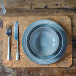 Nordic Stoneware Dinner Set | 16 Piece | Grey