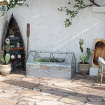 Raised Garden Bed With Greenhouse | Silver