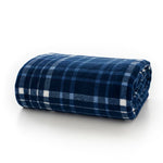 Snuggle Touch Microfibre Supersoft Fleece Throw | 140cm x 180cm | Midnight Blue
