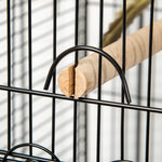 1.53(m) Bird Cage, Parrot Finch Macaw Conure W/ Perch, Wheels, Stand