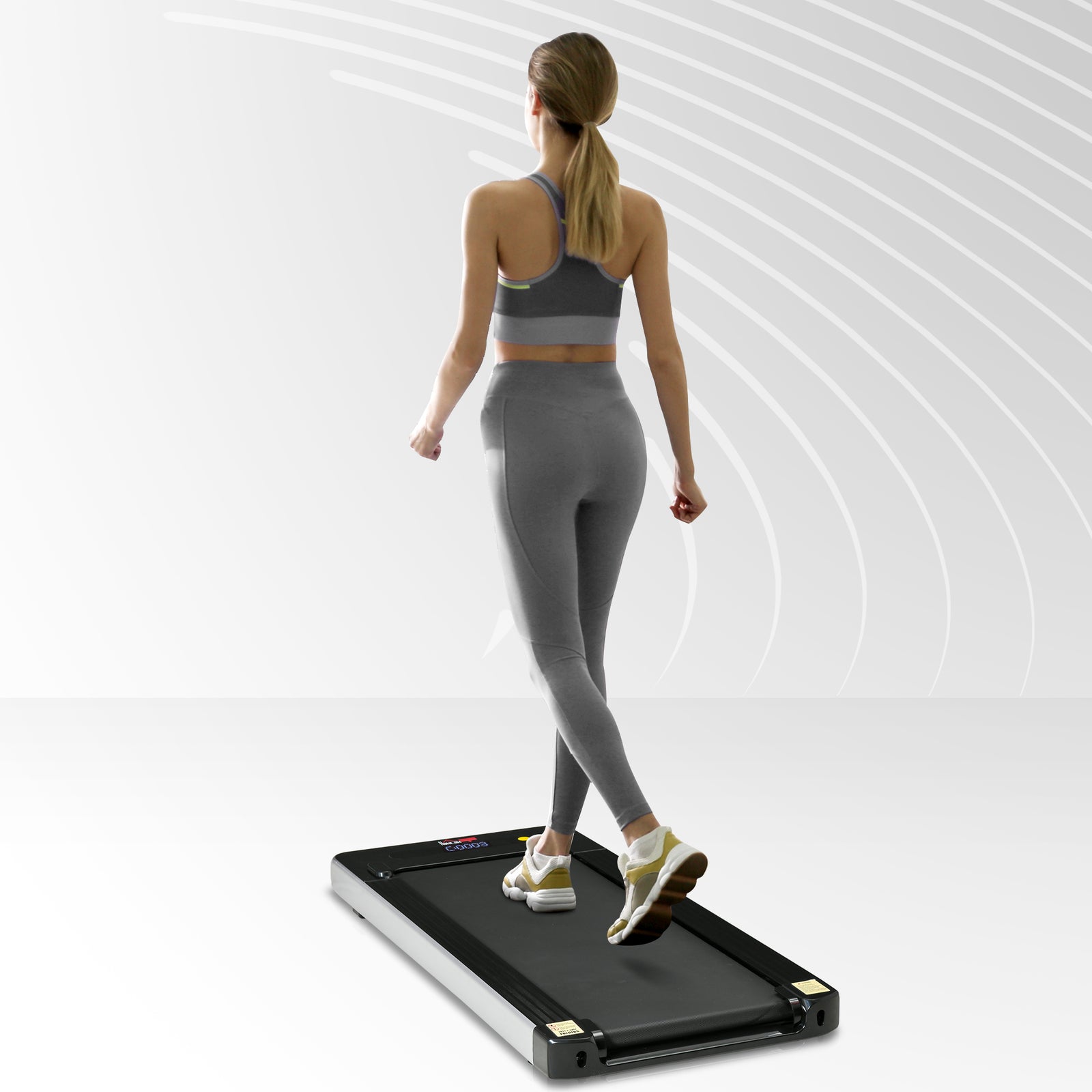 HOMCOM Home Electric Treadmill 1-6km/h With Remote Control