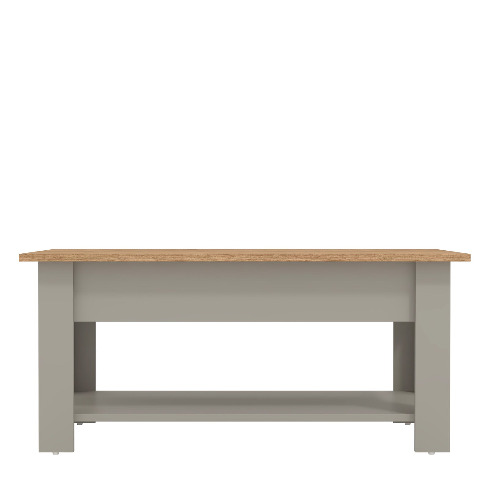 Lift-up Coffee Table - Space-saving Storage For Living Room | Light Grey