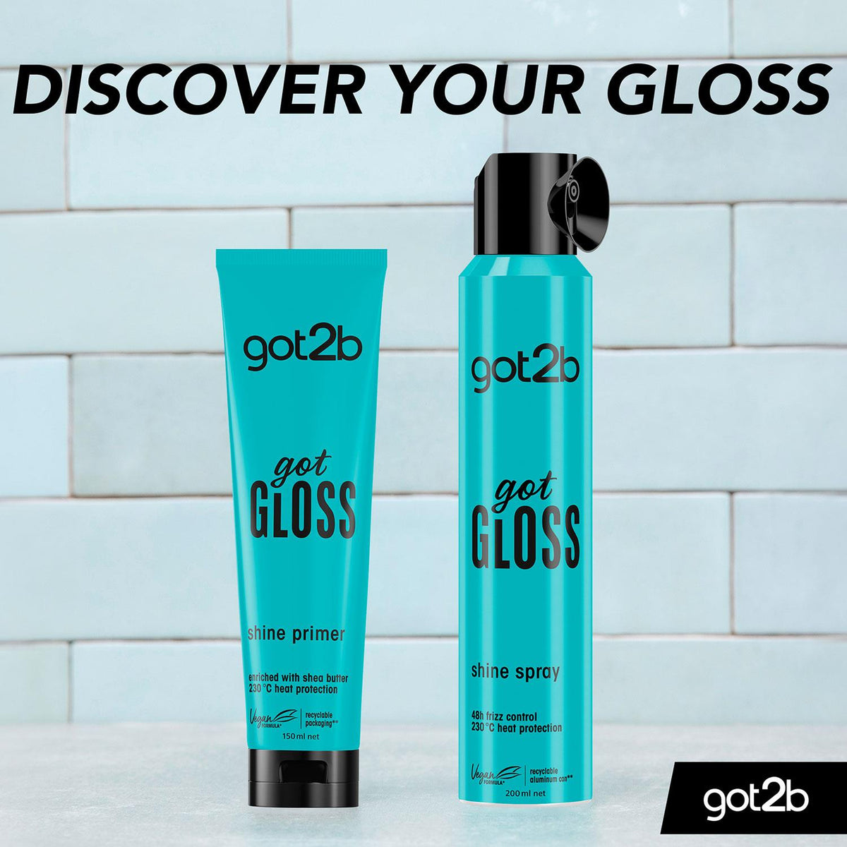 Gloss Hair Spray Finish For Glossy And Glass-like Hair, 3 Pack