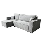 Darby Reversible Corner Sofa With Sofa Bed | Corner | Light Grey