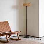 Breeins Paper Rope String-wrapped E27 Single Light Plug-in Floor Lamp