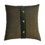 Artisan Furniture Quinn Cushion Set Of 2 – Green Olive Tartan & Green Velvet