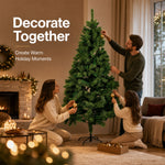 Santaco Christmas Tree 2.1m 797 Pvc Tips Metal Base Xmas Decor Indoor Green