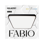 Fabio Led Ceiling Lamp Great Value Stylish Lifetime Light Source | 37cm | Black