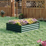 Rectangular Galvanized Steel Raised Garden Bed | Small