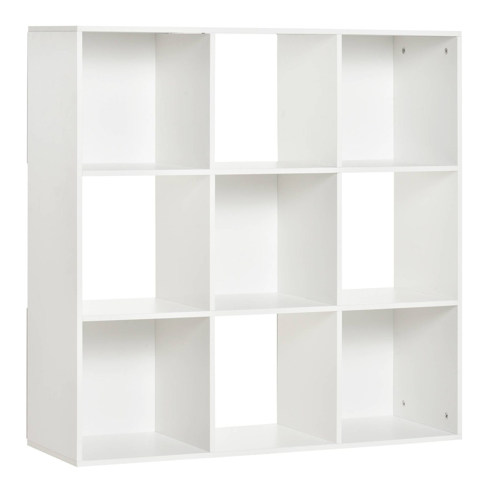 9 Cube Storage Cabinet Bookcase Bookshelf Home Office Shelf | One Size | White