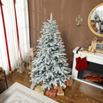 Artificial Christmas Tree, Hinged Xmas Tree | 6ft | Green