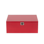 Red Wooden Storage Box | Large | Red