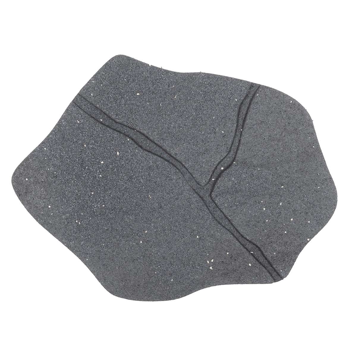 Rubber Garden Stepping Stones - Walkway | Set of 2 | Grey
