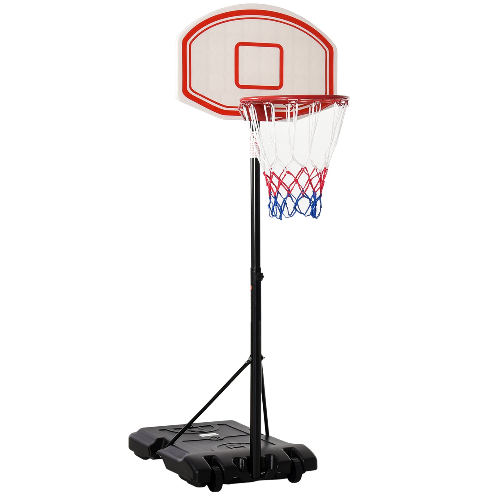 Portable Basketball Stand 175-215cm Hoop Base Net | Black