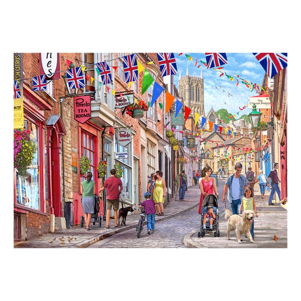 The House of Puzzles Steep Hill 1000 Piece Jigsaw Puzzle