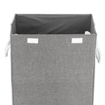 Foldable Home Laundry Baskets Laundry Hamper With Lid And Rope Handles