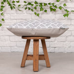 Art Deco Geometric Print Outdoor Cushion (set Of 2)