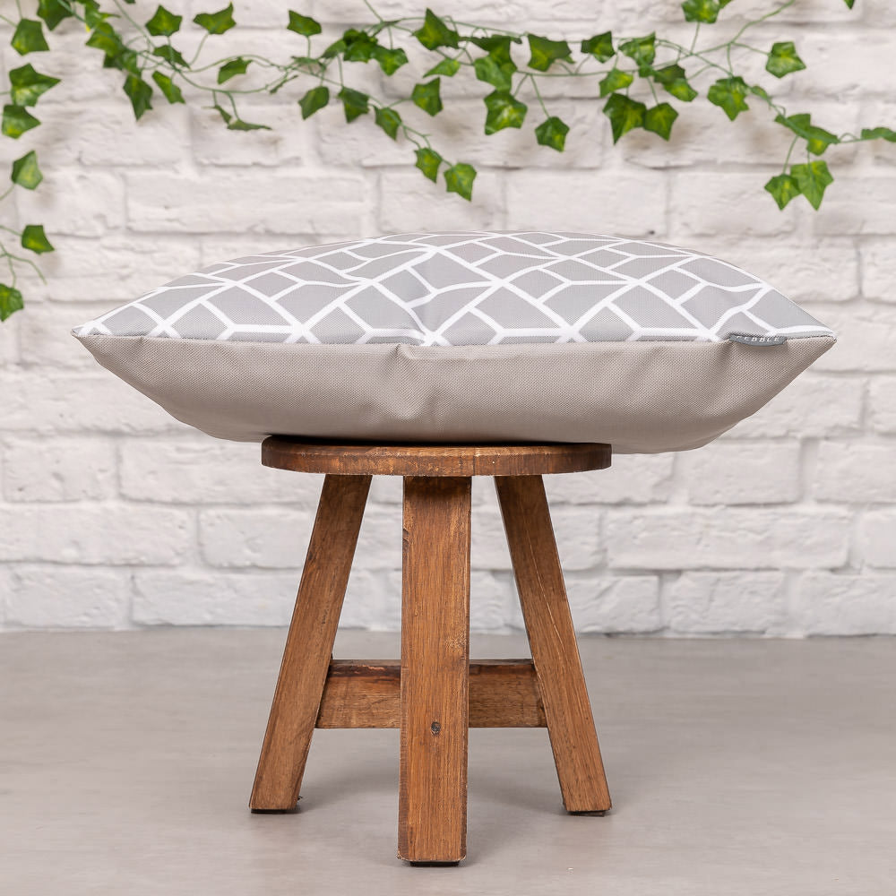 Art Deco Geometric Print Outdoor Cushion (set Of 2)