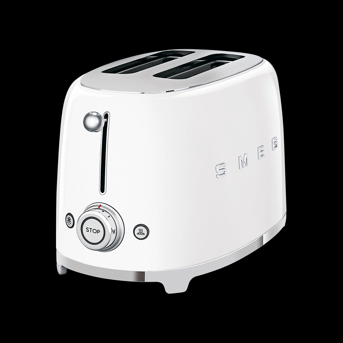 Tsf01 2 Slice Toaster With Bun Warmer Set | White