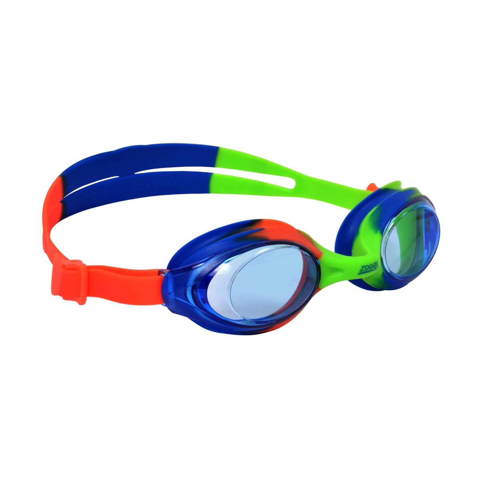Childrens/kids Bondi Swimming Goggles | One Size | Green