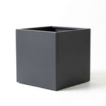 Nicoman Metal Cube Planter, Galvanised Steel Plant Pot