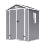 6x4.4ft Plastic Outdoor Garden Storage Shed