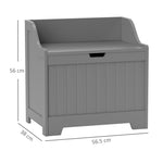 Storage Trunk With Safety Hinge For Living Room, 56.4cm | One Size