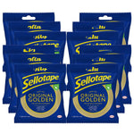 Original Golden Strong Sticky Tape 24mmx50m | Set of 12
