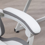 Reclining Pu Gaming Chair W/ Headrest | Gray
