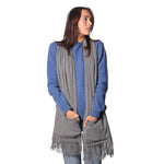 Heated Scarf with Heated Pockets and Rechargeable Battery Pack