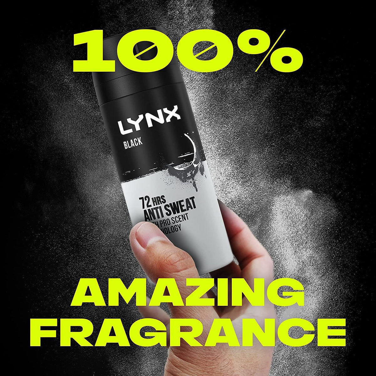 Black Body Spray Anti-perspirant Deodorant 72hrs Anti Sweat 150ml | Set of 24