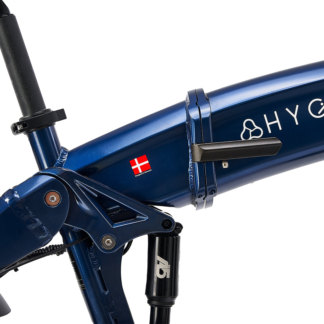 Soro 2025 Electric Folding Bike High Power E-bike | Royal Blue